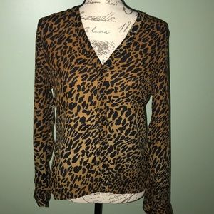 Guess leopard top